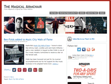 Tablet Screenshot of magicalarmchair.com